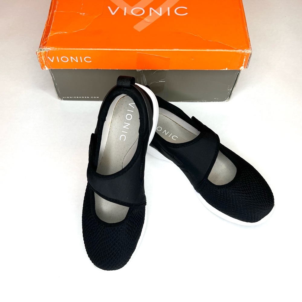 **SOLD**  Vionic Sonnet Slip On Mary Jean Style Sneakers Shoes Women’s 7 Eu 38 - Picture 9 of 13